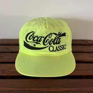 Vintage Coca Cola Neon SnapBack 🥤